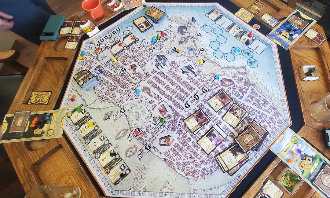 Lords of Waterdeep Play Mat Includes Art Support for Under - Etsy