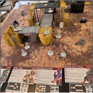 Brown Earth / Wasteland Spielmatte Perfekt für Star Wars Shatterpoint, Gloomhaven, Herr der Ringe, Puzzles und vieles mehr!