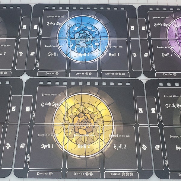 Pre-Order: Black Rose Wars 6 piece Player Mat Set