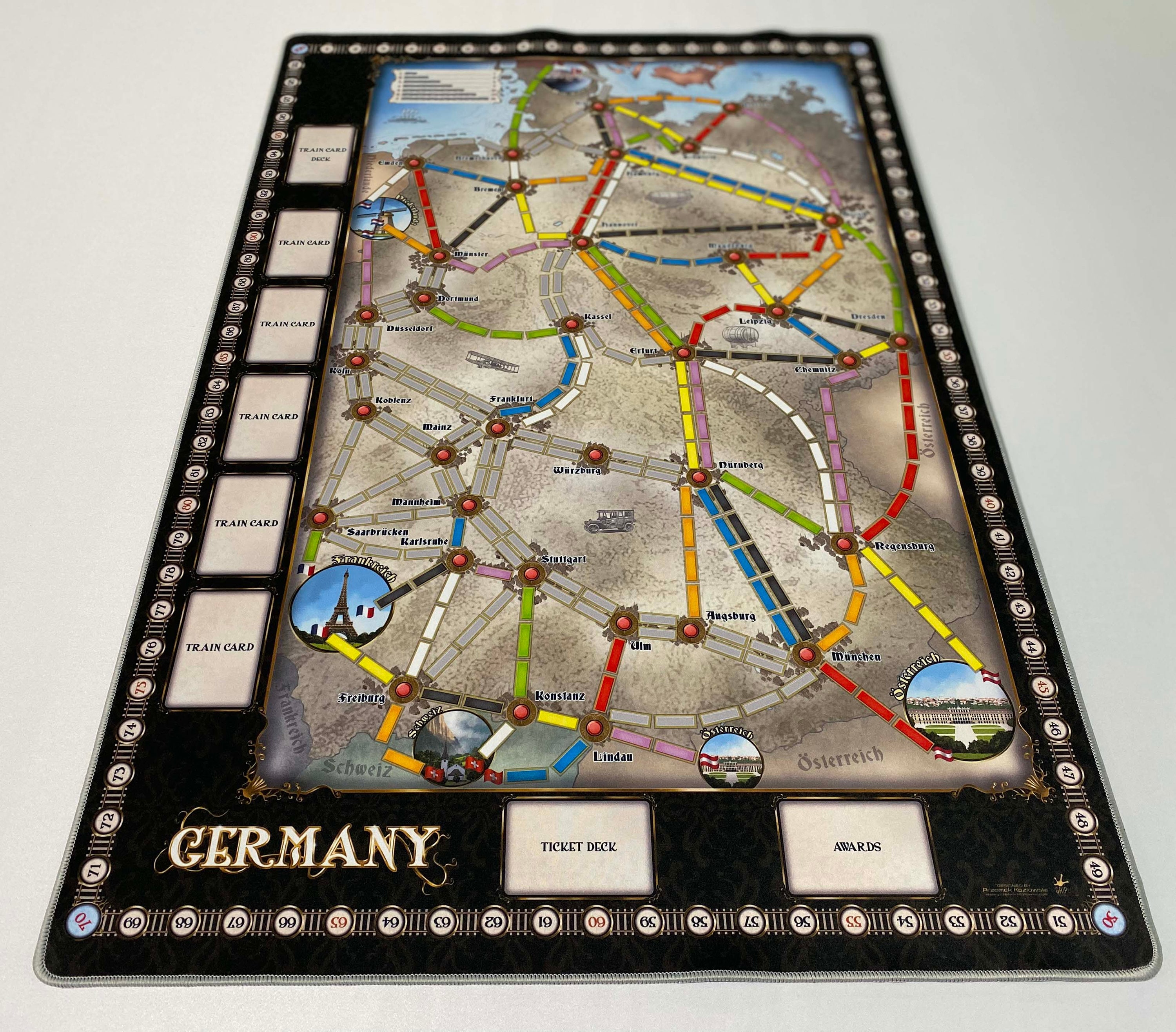 ticket to ride card sleeves Ticket to Ride Card Sleeve Kit – Ryker Games main image 1