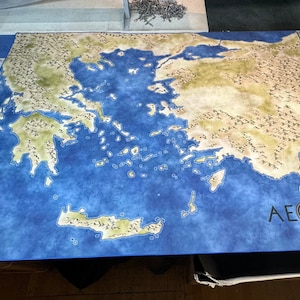 120x165cm Landkarte der Ägäis