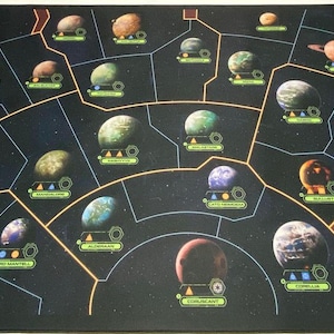 Star Wars Rebellion Playmat / GripMat 30" x 60"  Unofficial Upgrade