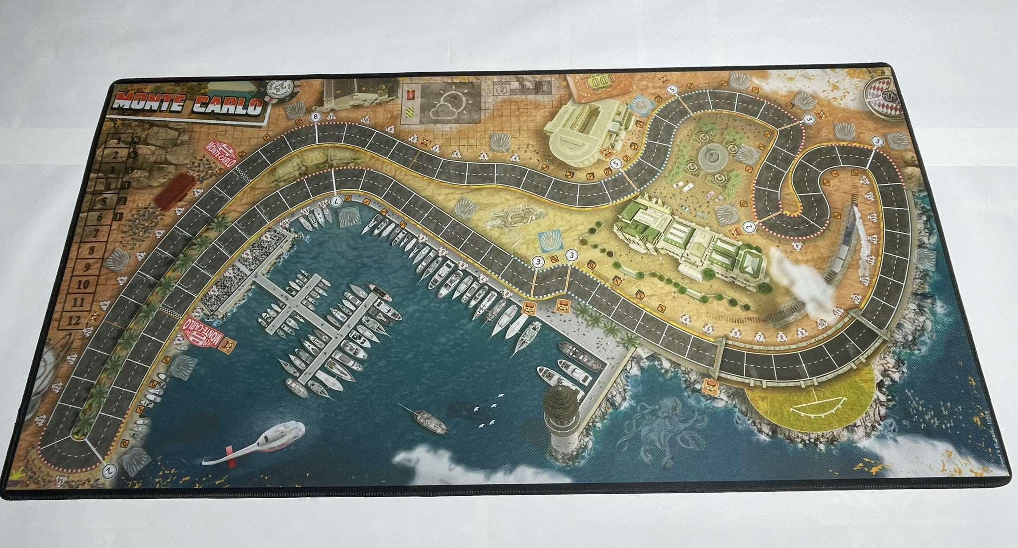 Monte Carlo and Monza tracks Double-Sided Heat Pedal to the Metal 41" x 20.5"  Play Mat  Unofficial Upgrade