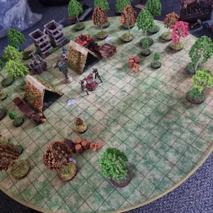 60 cm Durchmesser Ultimatives Dungeon-Terrain für RPGs MEHRERE DESIGNS Set D - DM Pack Dry / Wet Erase Kompatibel