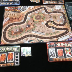 Central Park et Barcelona Tracks Double-Sided Heat : Pedal to the Metal 30,75" x 20,5" Tapis de jeu Mise à niveau non officielle