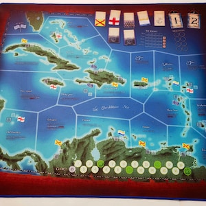 31" x 27" Merchant & Marauders GripMat mit genähter Umrandung, Inoffizielles Upgrade