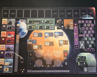 24 x 36 Dune UPRISING double-sided: Immortality and Rise of Ix / 5-6 player Rise of Ix and Immortality Play Mat  Unofficial Upgrade