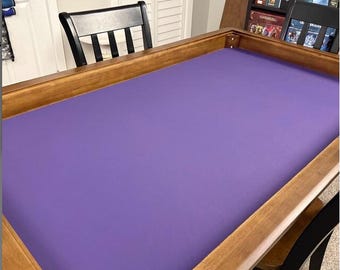 4ft-9in x 2ft-9.5in (57" x 33.5") Game Mats / Solid Colors - Ideal for TEROL Game Table sold on Amazon