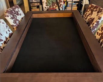 Black Play mat / GripMat  Multiple sizes! Perfect for Miniatures, RPGs and Table top gaming!