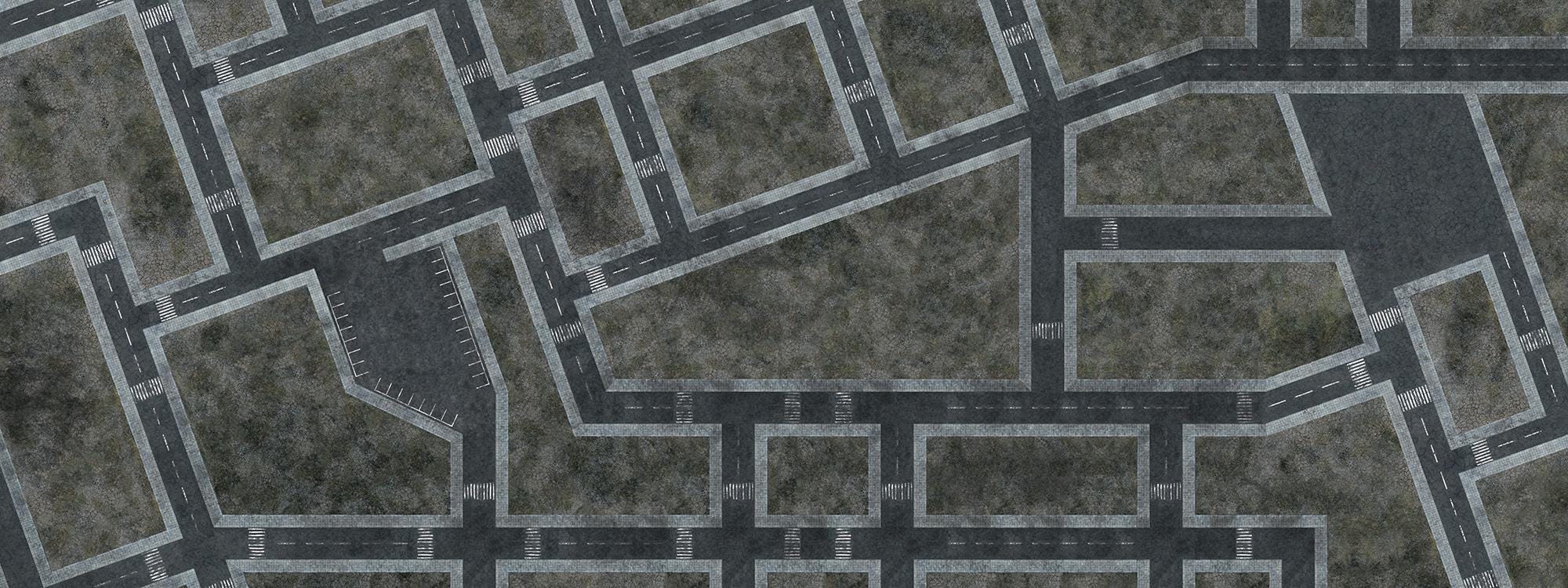 City Streets 8mm Scale Playmat / Gripmat Multiple Sizes! Perfect for ...