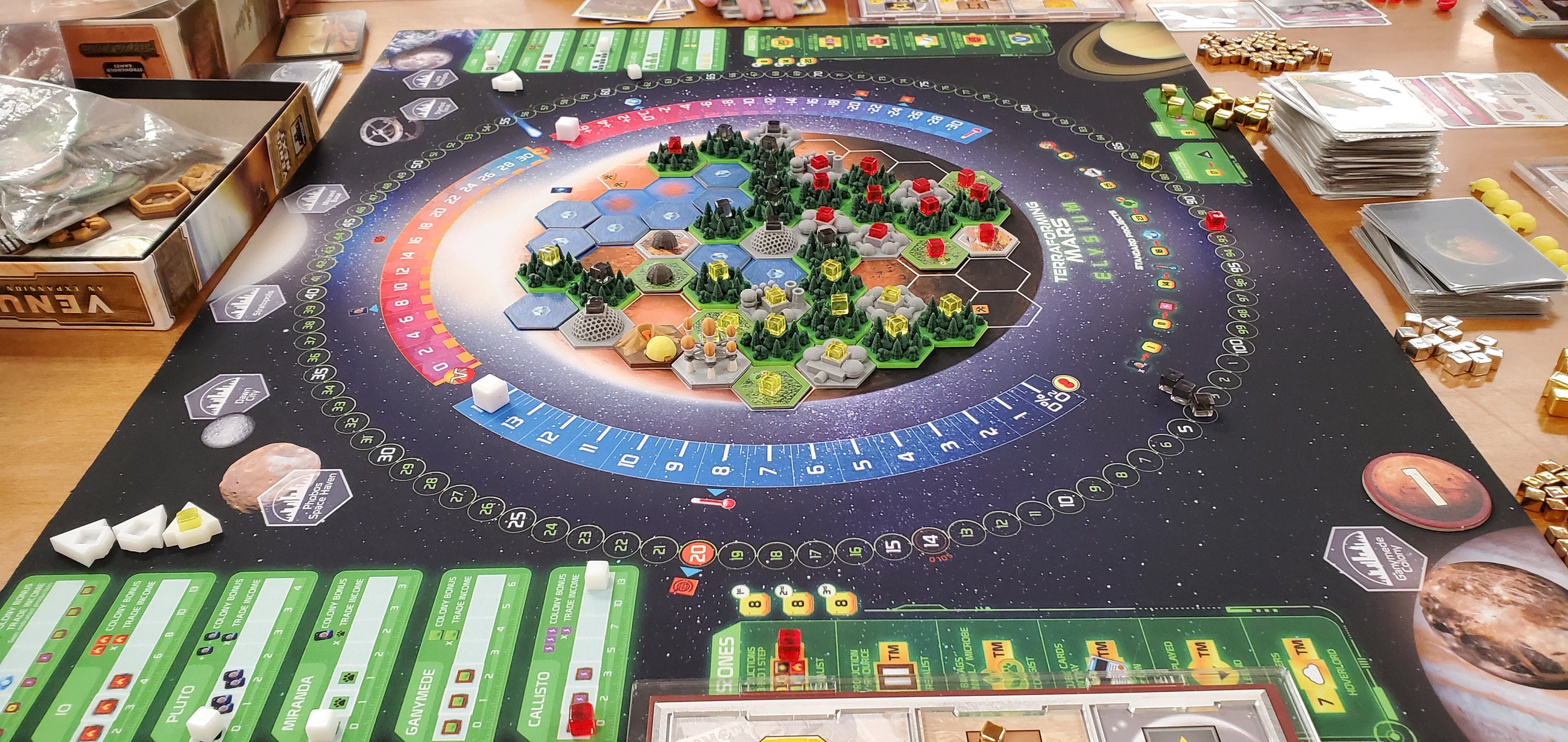 Terraforming Mars 24 x 28 Hellas & Elysium doppelseitige GripMat - .de