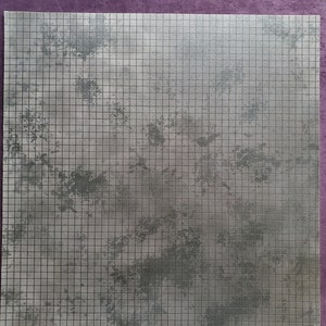 Dungeon Floor Play mat / GripMat 24&quot; x 24&quot; with 1/2&quot; grid Ideal for Castles of Mad King Ludwig