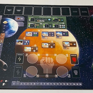 24 x 36 Dune Uprising Base Game Matta Inofficiell Uppgradering