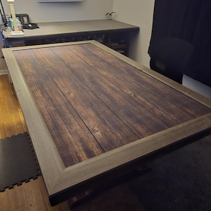 Tapete de juego de roble desgastado/GripMat: ¡Perfecto para juegos de mesa, cartas, juegos, rompecabezas, LEGO y más!