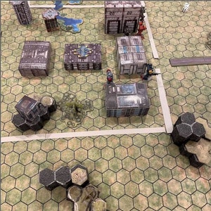 1.25"/33 mm Hex Grassland Spielmatte / GripMat Verschiedene Größen! Perfekt für Tabletop, Tabletop, Miniaturen und RPGs!