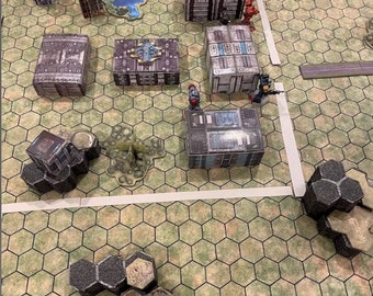 1.25&quot;/33mm Hex Grassland Play mat / GripMat Multiple sizes! Perfect for BattleTech, Miniatures, RPGs and Table top gaming!