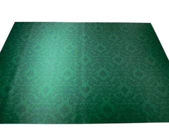 Green Poker Table mat / Card Mat  Multiple sizes! Perfect for Card games, Miniatures, RPGs and Table top gaming!