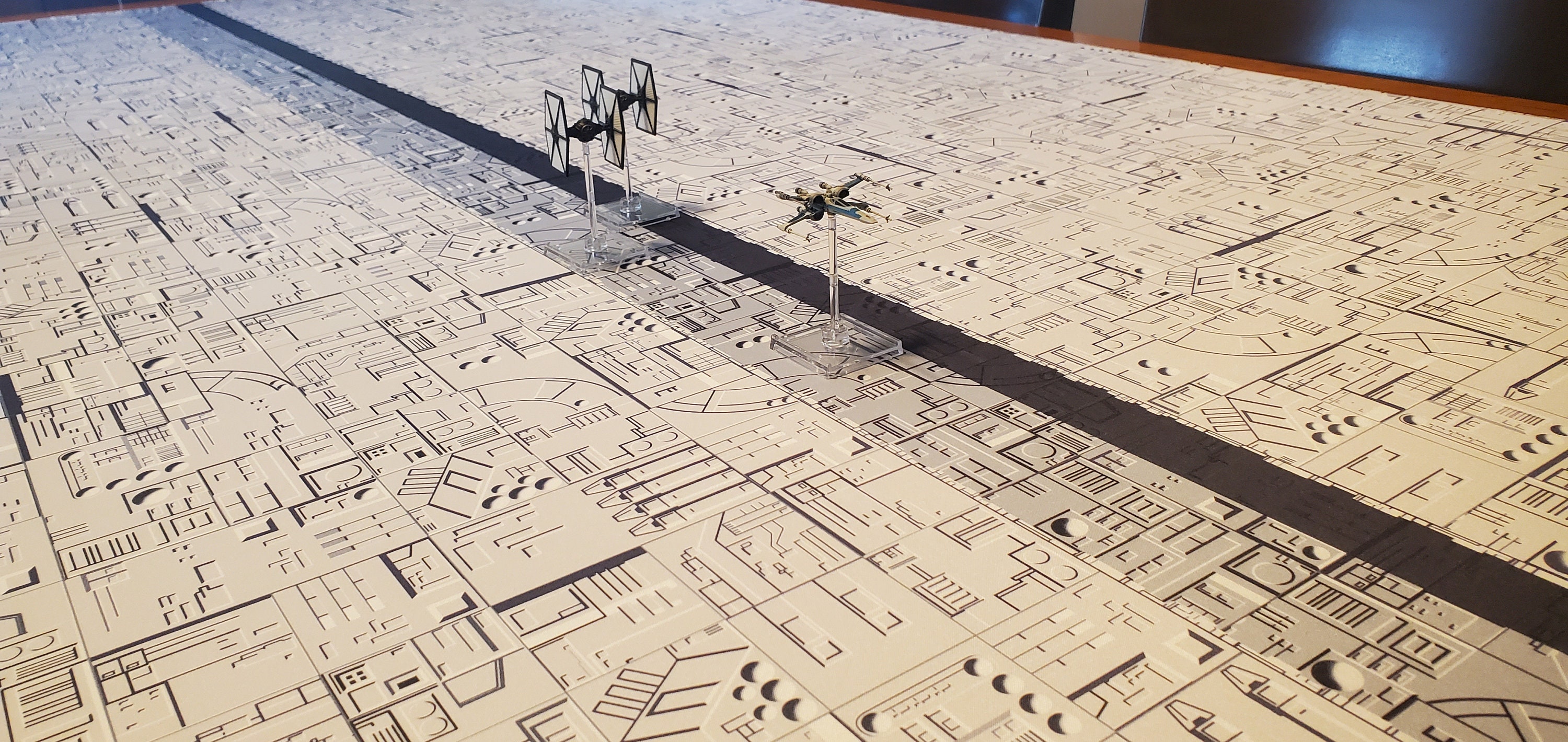 Ffg Star Wars X-Wing Gioco Death Star II Tappeto Giochi Fair - Foto 3