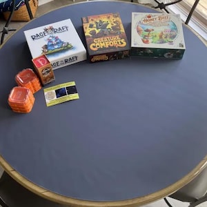 Grey Play mat / GripMat  Multiple sizes! Perfect for Miniatures, Puzzles, RPGs and Table top gaming!