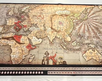 Lt. Dan's BBR V  Axis and Allies game mat 36" x 72" Fan made mat of one of the world most popular games!