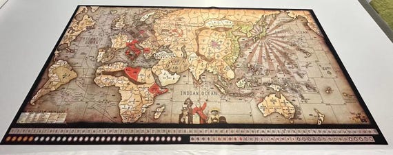 Lt. Dan's BBR V  Axis and Allies game mat 36" x 72" Fan made mat of one of the world most popular games!