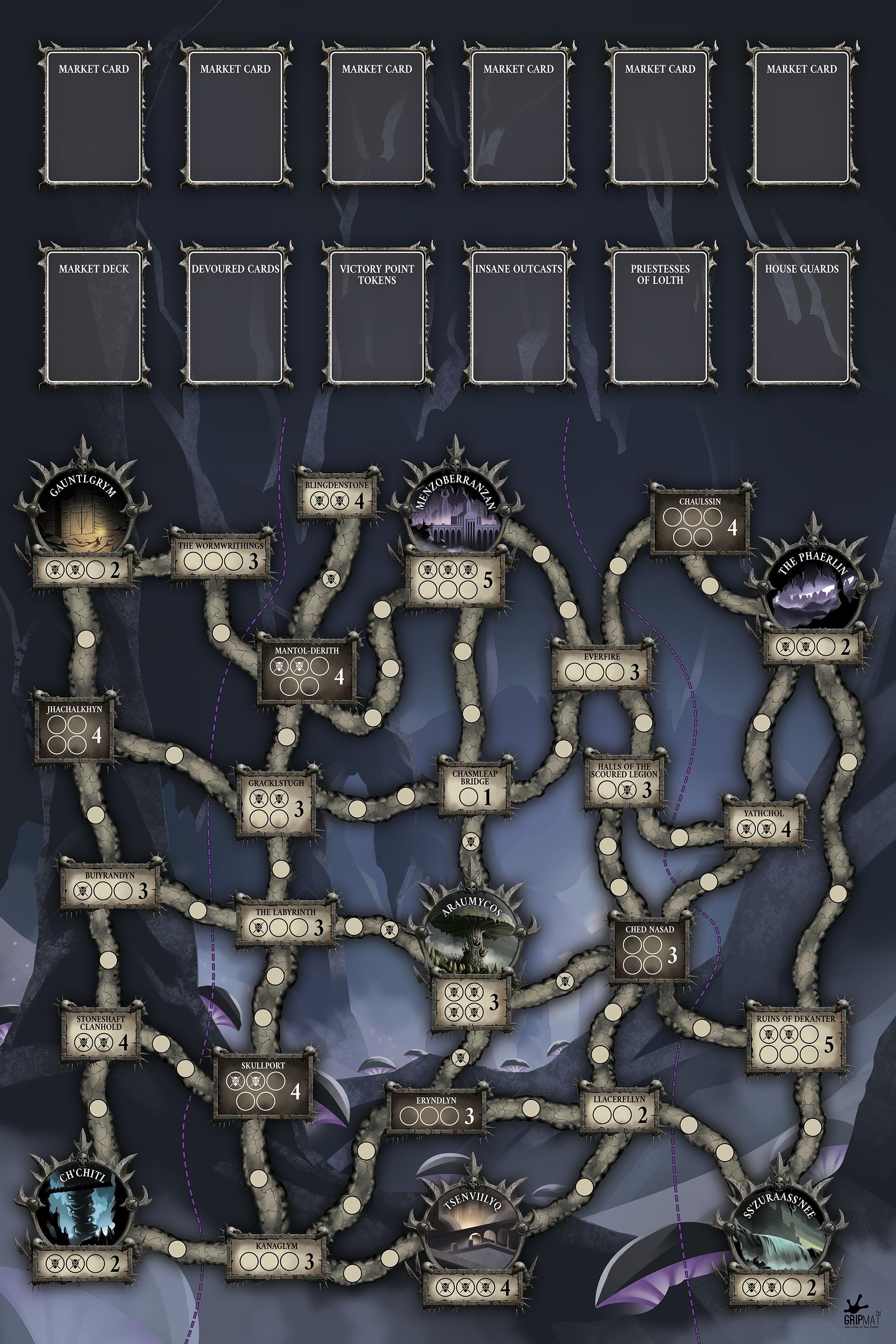Tyrants of the Underdark Play Mat - Unofficial Upgrade - Etsy