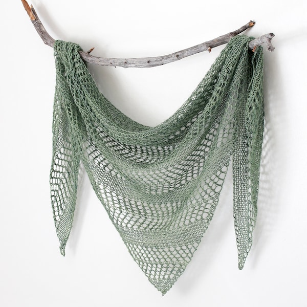 Linum Shawl Knitting Pattern