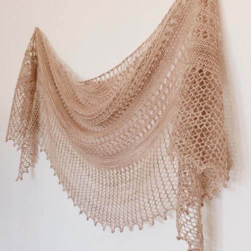 Linum Shawl Knitting Pattern - Etsy