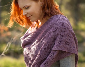 Malva Shawl Knitting Pattern