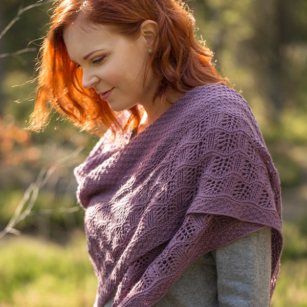 Malva Shawl Knitting Pattern