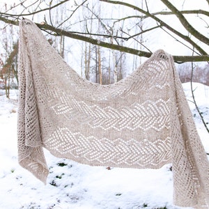 Winter Sleep Shawl Knitting Pattern