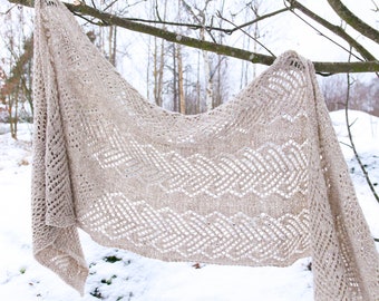 Winter Sleep Shawl Knitting Pattern