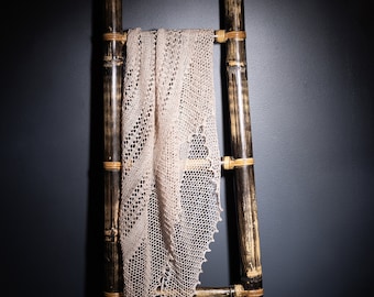 Crescent Lace Shawl Knitting Pattern: Gossamer (PDF Pattern)
