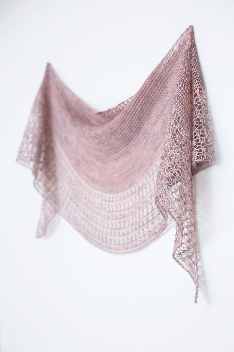 Rosewater Shawl Knitting Pattern image 1