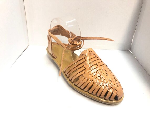 lace up huarache sandals