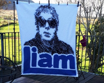 Liam Gallagher Mini C2C Cover **CROCHET PATTERN**