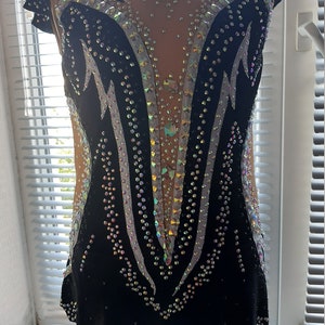 Custom Made Girls Rhythmic Gymnastic Leotard, jumpsuit or rhythmic gymnastics, acrobatics, figure skating, 新体操レオタード