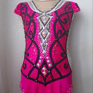 Custom Made Girls Rhythmic Gymnastic Leotard 新 体操 レ オ タ ー ド