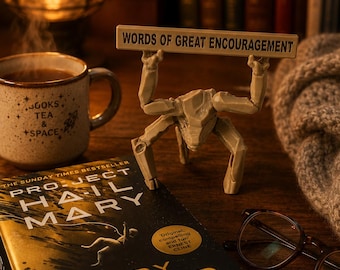 Project Hail Mary Rocky Figure - 3D Printed Sci Fi Desk Decor - Andy Weir Gift - Book Lover Gift - Sci Fi Fan Gift - Bookshelf Decor