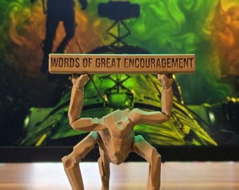 Project Hail Mary Rocky Figure - 3D Printed Sci Fi Desk Decor - Andy Weir Gift - Book Lover Gift - Sci Fi Fan Gift - Bookshelf Decor