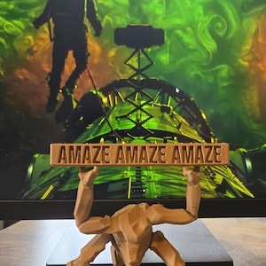 Project Hail Mary Rocky Figure - 3D Printed Sci Fi Desk Decor - Andy Weir Gift - Book Lover Gift - Sci Fi Fan Gift - Bookshelf Decor image 4