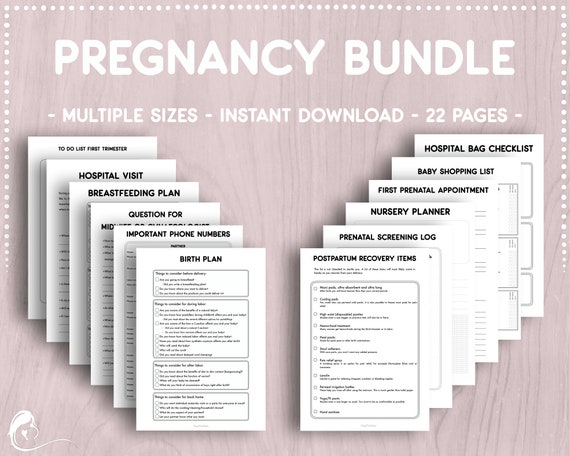 The Ultimate Pregnancy kit Printable Pregnancy planner | Etsy