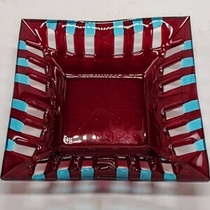 Cool Fused Glass Dish Plate