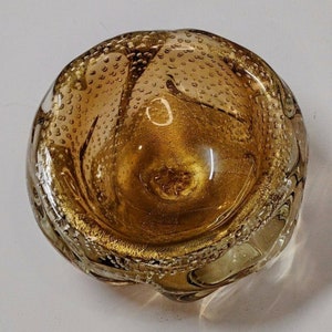 Murano Seguso Bullicante Ashtray MCM Bowl Mancave