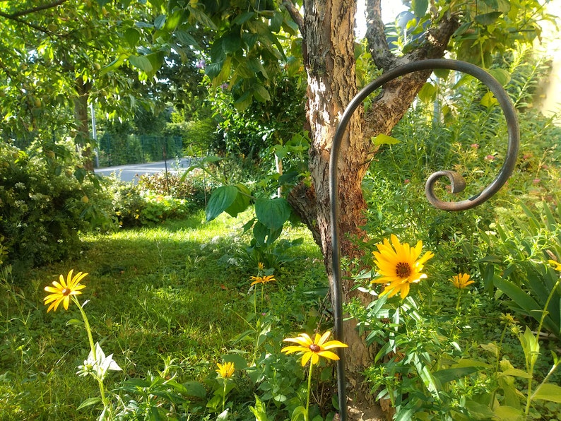 Lantern stick for the garden, shepherd's staff image 1