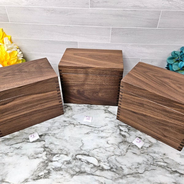 Walnut storage box, Choose one