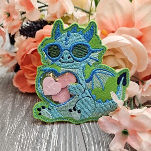 Dragon Candy Treat Bag ITH Embroidery Design