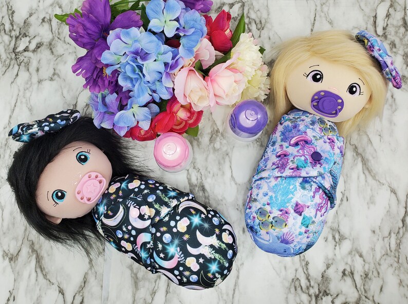 Custom 14 Inch Swaddle Doll Cloth Soft Doll Snuggle Cuddle Etsy