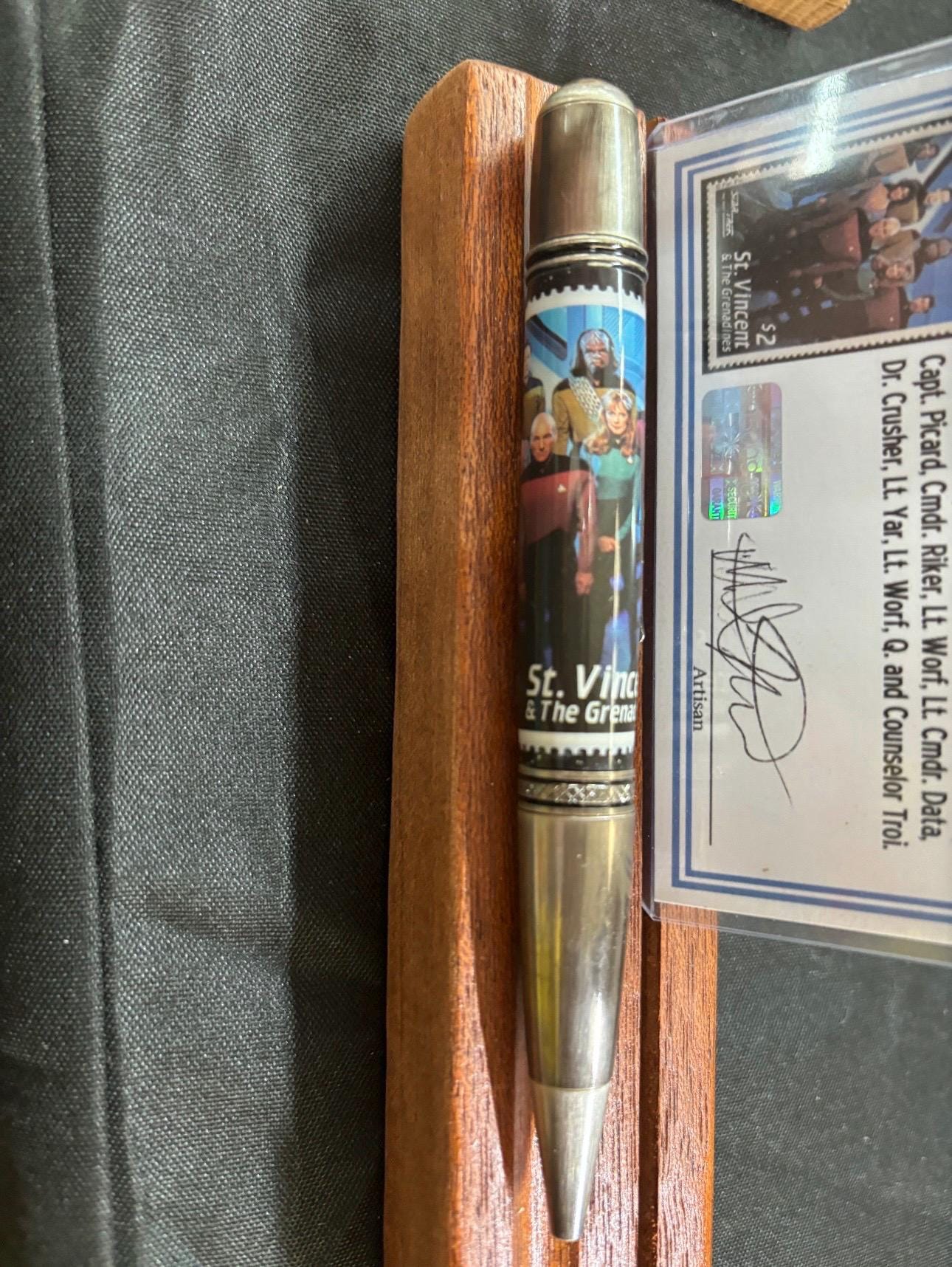 Star Trek the Next Generation Postage Stamp Pen - Etsy