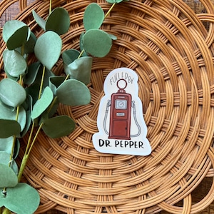 Fueled by Dr. Pepper Vinyl Sticker | Laptop Sticker | Water bottle sticker | Dr. Pepper | Stickers